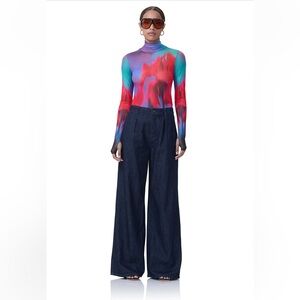 AFRM TURNER trouser dark wash rinse size 24